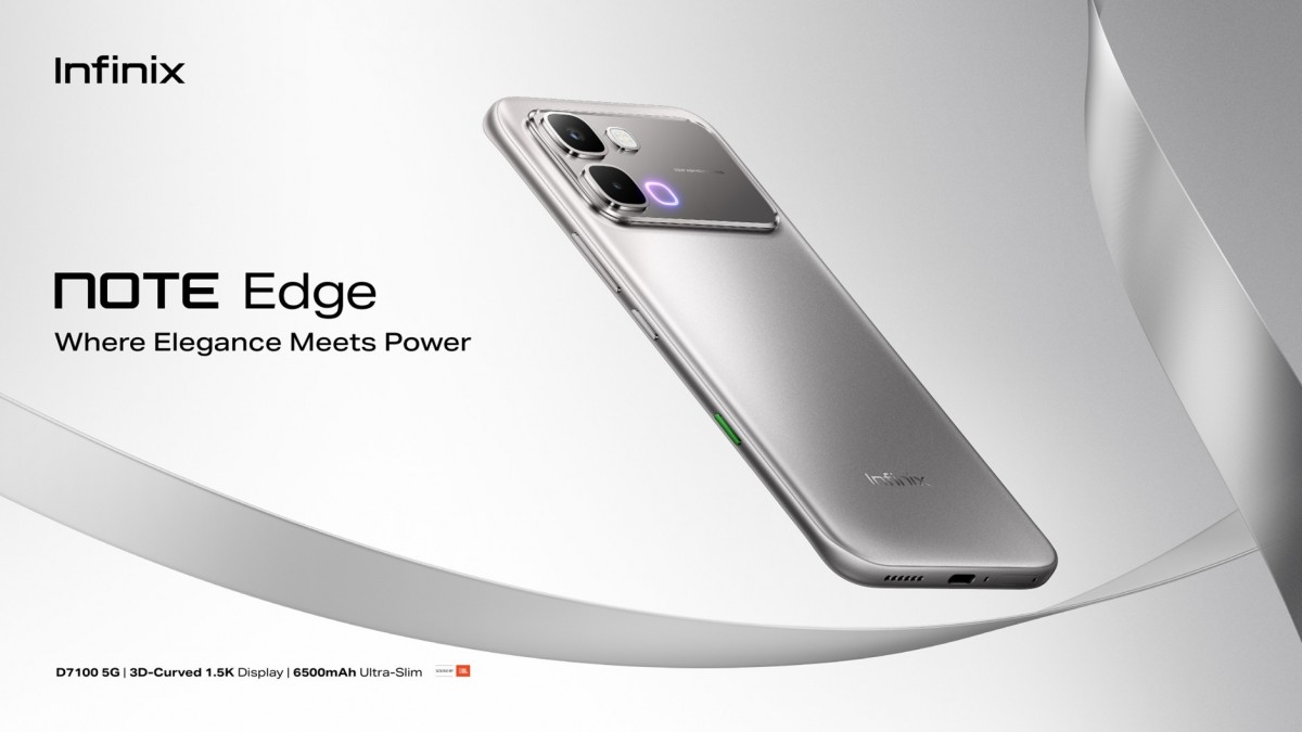 Infinix выпустила Note Edge с батареей 6500 мАч в корпусе тоньше карандаша